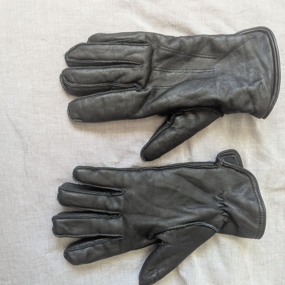 VINTAGE LEATHER GLOVES COWHIDE